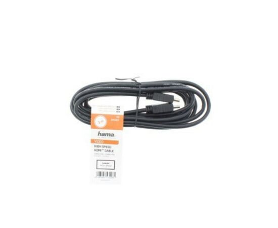 Кабель мультимедийный HDMI to HDMI 3.0m Black Hama (00205001), изображение 2 Кабель мультимедийный HDMI to HDMI 3.0m Black Hama (00205001), изображение 2