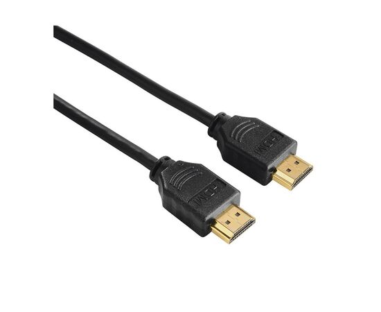 Кабель мультимедійний HDMI to HDMI 1.5m Black Ethernet Gold Hama (00205002)