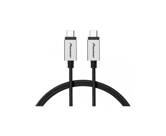 Дата кабель USB Type-C to Type-C 1.0m DuPont Kevlar 3A Pioneer (APS-uCC2-S100), изображение 2 Дата кабель USB Type-C to Type-C 1.0m DuPont Kevlar 3A Pioneer (APS-uCC2-S100), изображение 2