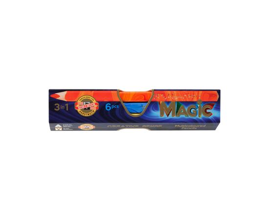 Карандаши цветные Koh-i-Noor Magic 6 штук картонна упаковка (340800)