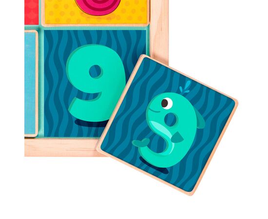 Розвиваюча іграшка Battat Рамка-вкладиш Магнітні цифри (BX1848GZ), зображення 3