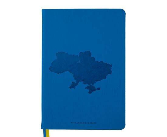 Блокнот Buromax деловой Ukraine A5 в линейку 96 листов обложка из искусствен (BM.295220-02)