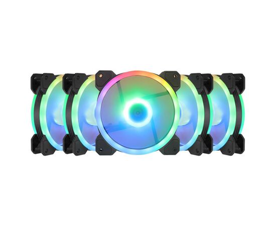 Кулер до корпусу Gelid Solutions AMBER 5 ARGB Combo Bundle ( 5 вентиляторов ) (RF-RGB-MP-01)