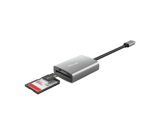 Считыватель флеш-карт Trust Dalyx Fast USB-С Card reader (24136), изображение 5 Считыватель флеш-карт Trust Dalyx Fast USB-С Card reader (24136), изображение 5