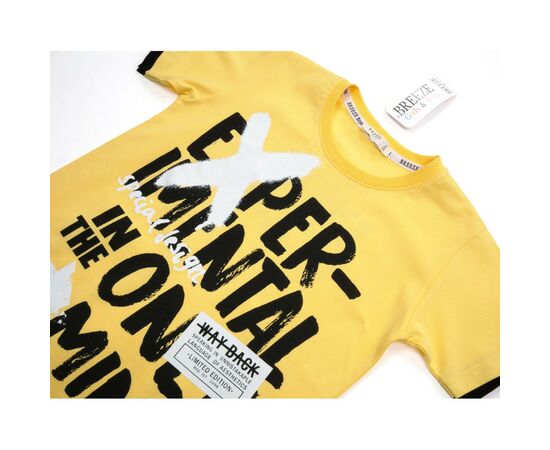 Футболка дитяча Breeze "TALENTED CLUB" (15661-164B-yellow), зображення 3 Футболка дитяча Breeze "TALENTED CLUB" (15661-164B-yellow), зображення 3