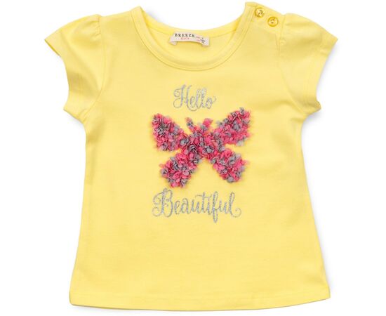 Набор детской одежды Breeze с бабочкой (13500-74G-yellow), изображение 2 Набор детской одежды Breeze с бабочкой (13500-74G-yellow), изображение 2