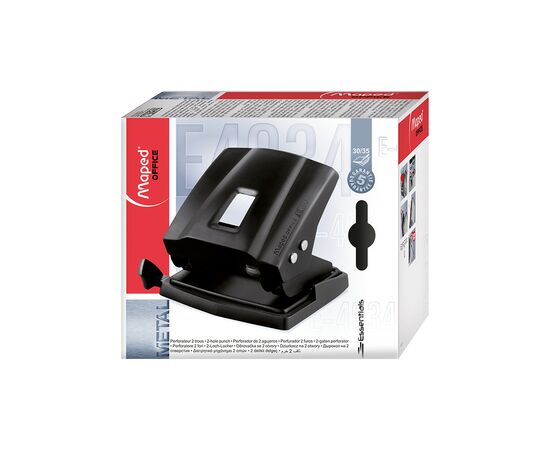 Дырокол Maped Essentials Metal 35 листов (MP.403411), изображение 2 Дырокол Maped Essentials Metal 35 листов (MP.403411), изображение 2