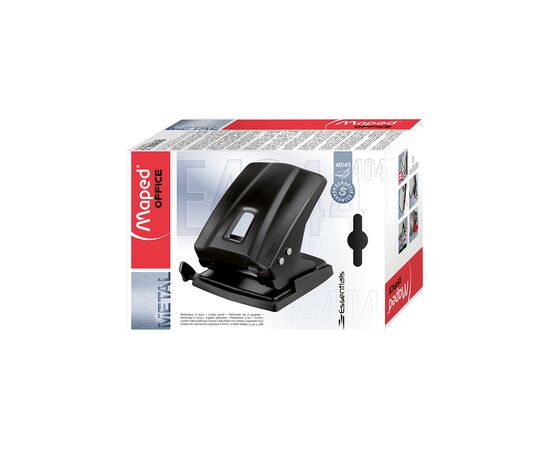Дырокол Maped Essentials Metal 45 листов (MP.404411), изображение 2 Дырокол Maped Essentials Metal 45 листов (MP.404411), изображение 2