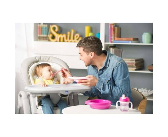 Набор детской посуды Chicco Meal Set 6 м + розовый (16200.11), изображение 4 Набор детской посуды Chicco Meal Set 6 м + розовый (16200.11), изображение 4