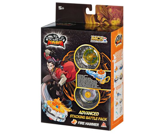 Волчок Auldey Infinity Nado V серия Advanced Edition Fire Hammer Огненный (EU634304H)