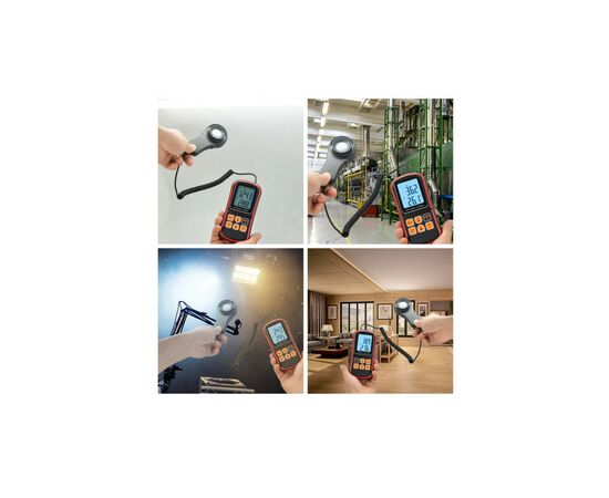 Измеритель освещенности Benetech цифровой + термометр, USB (GM1030C), изображение 3 Измеритель освещенности Benetech цифровой + термометр, USB (GM1030C), изображение 3