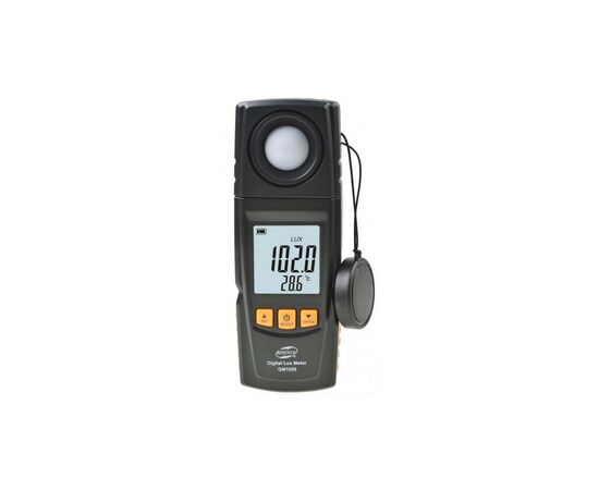Вимірювач освітленості Benetech люксметр + термометр, USB (GM1020)