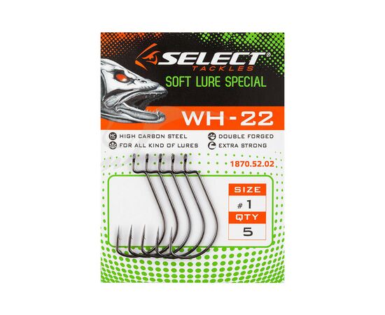 Крючок Select WH-22 01 (5 шт/уп) (1870.52.02), изображение 2 Крючок Select WH-22 01 (5 шт/уп) (1870.52.02), изображение 2
