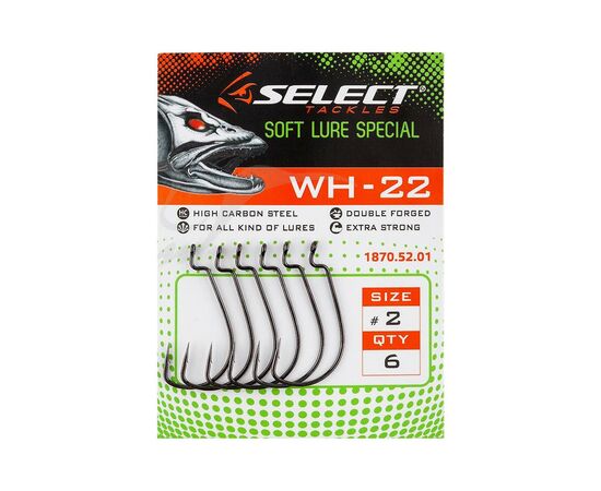 Крючок Select WH-22 02 (6 шт/уп) (1870.52.01), изображение 2 Крючок Select WH-22 02 (6 шт/уп) (1870.52.01), изображение 2