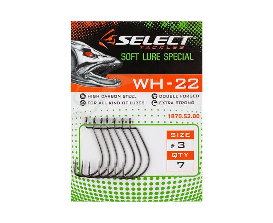 Крючок Select WH-22 03 (7 шт/уп) (1870.52.00), изображение 2 Крючок Select WH-22 03 (7 шт/уп) (1870.52.00), изображение 2