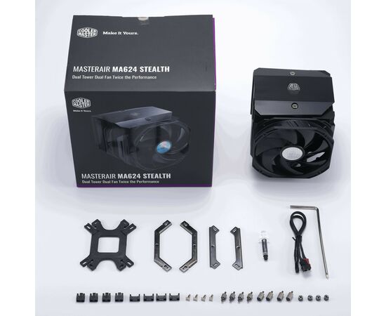 Кулер для процессора CoolerMaster MasterAir MA624 (MAM-D6PS-314PK-R1), изображение 9 Кулер для процессора CoolerMaster MasterAir MA624 (MAM-D6PS-314PK-R1), изображение 9