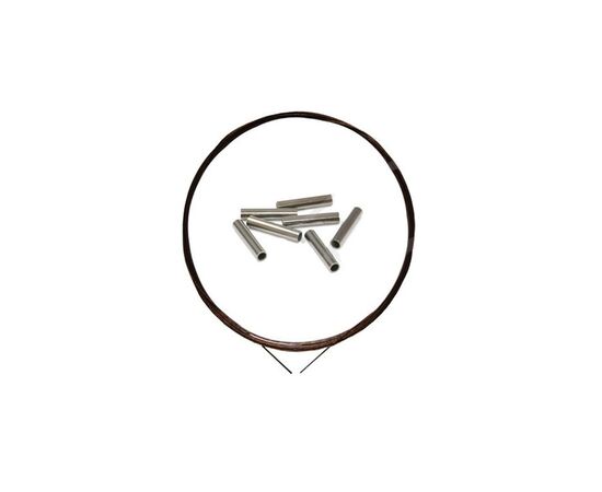 Поводковый материал Ukrspin Orange Spinning сталь AFW 1х19 набор 8.1кг(18lb)/0.25мм 2м + (1590.03.73)
