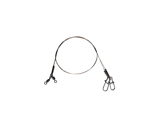 Поводок Ukrspin Orange Spinning сталь AFW 1x19 15см 5кг(10lb)/0.2мм (2шт/уп) (1590.01.00), изображение 2 Поводок Ukrspin Orange Spinning сталь AFW 1x19 15см 5кг(10lb)/0.2мм (2шт/уп) (1590.01.00), изображение 2