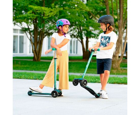 Самокат Micro Maxi Deluxe ECO Зеленый (MMD122), изображение 2 Самокат Micro Maxi Deluxe ECO Зеленый (MMD122), изображение 2