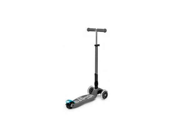 Самокат Micro Maxi Deluxe LED Вулканический серый (MMD094), изображение 2 Самокат Micro Maxi Deluxe LED Вулканический серый (MMD094), изображение 2