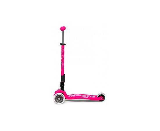 Самокат Micro Maxi Deluxe LED Розовый (MMD096), изображение 3 Самокат Micro Maxi Deluxe LED Розовый (MMD096), изображение 3