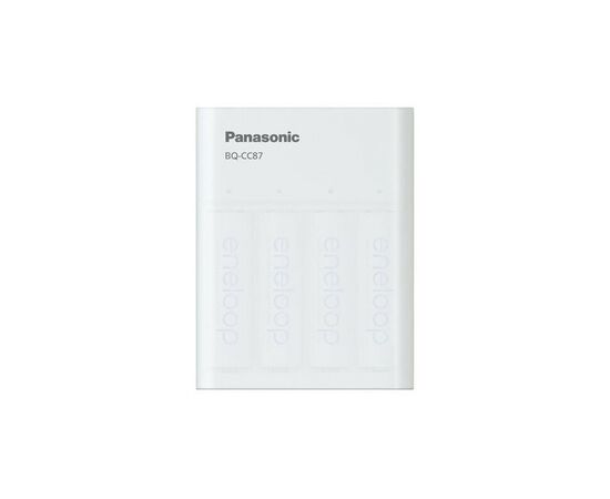Зарядний пристрій для акумуляторів Panasonic USB in/out з функцією Power Bank (BQ-CC87USB)