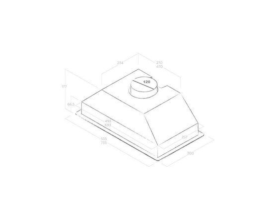 Вытяжка кухонная Elica ERA C BL/A/52, изображение 8
