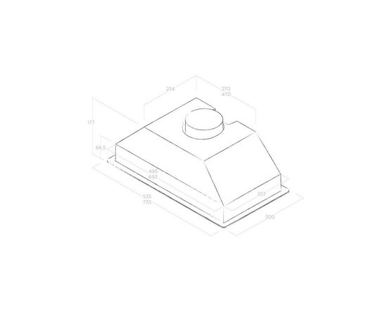 Вытяжка кухонная Elica ERA C BL/A/72, изображение 9 Вытяжка кухонная Elica ERA C BL/A/72, изображение 9