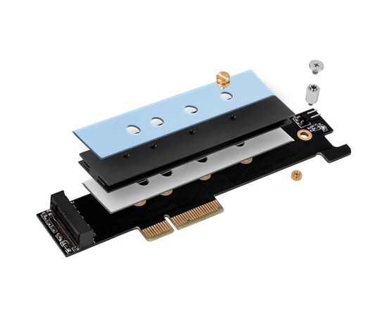 Плата расширения Silver Stone PCIe x4 до SSD m.2 NVMe 2230, 2242, 2260, 2280, 22110 (SST-ECM26), изображение 5 Плата расширения Silver Stone PCIe x4 до SSD m.2 NVMe 2230, 2242, 2260, 2280, 22110 (SST-ECM26), изображение 5