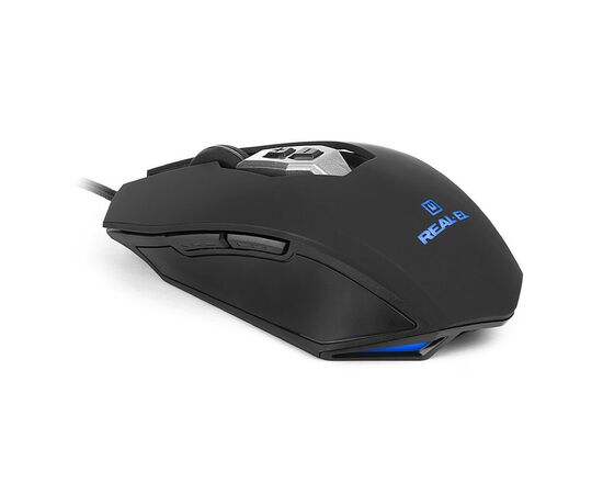 Мышка REAL-EL RM-525 Black, изображение 2 Мышка REAL-EL RM-525 Black, изображение 2