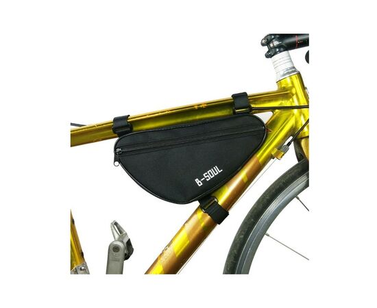 Велосумка нарамная Bravvos BC-BG065 26x13x7 cm Black (BIB-047), изображение 3 Велосумка нарамная Bravvos BC-BG065 26x13x7 cm Black (BIB-047), изображение 3