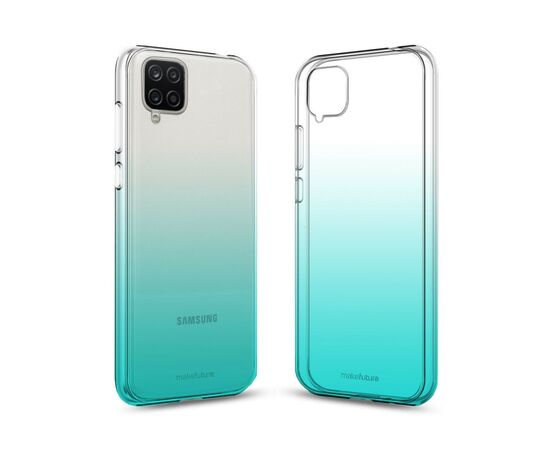 Чехол для моб. телефона MakeFuture Samsung A12 Gradient (Clear TPU) Azure (MCG-SA12AZ)