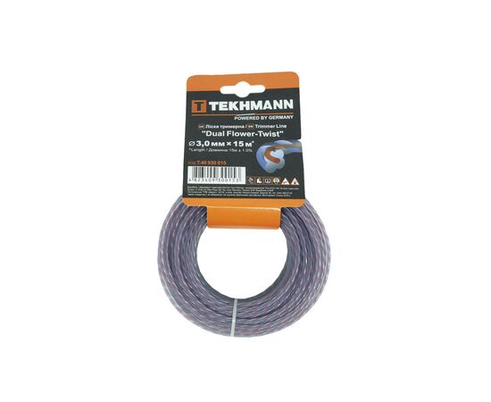 Жилка косильная Tekhmann "DUAL Flower-Twist" 3,0 мм x 15 м (T.40930015)