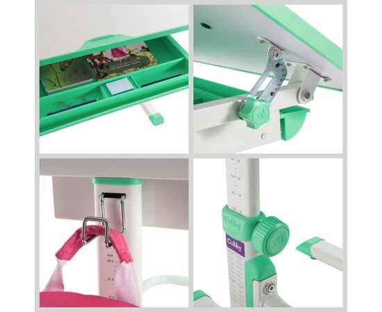 Парта со стулом Cubby Disa Green (515848), изображение 6 Парта со стулом Cubby Disa Green (515848), изображение 6