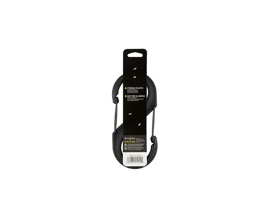 Карабин туристический Nite ize Plastic Carb S Biner Size 8 NI677 All Black (4823082709397), изображение 3 Карабин туристический Nite ize Plastic Carb S Biner Size 8 NI677 All Black (4823082709397), изображение 3