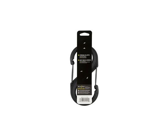 Карабин туристический Nite ize Plastic Carb S Biner Size 8 NI736 Black (4823082709489), изображение 3 Карабин туристический Nite ize Plastic Carb S Biner Size 8 NI736 Black (4823082709489), изображение 3