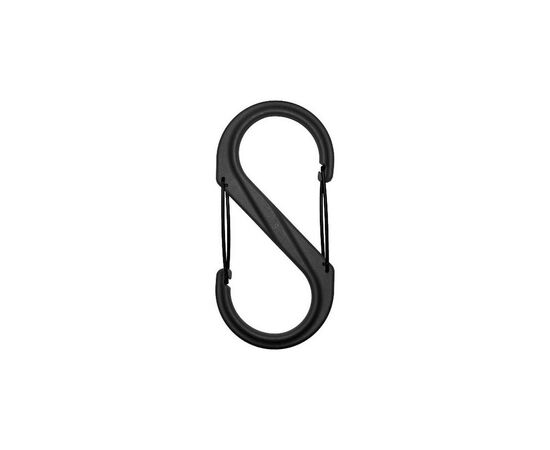 Карабін туристичний Nite ize Plastic Carb S Biner Size 10 NI678 All Black (4823082709496)