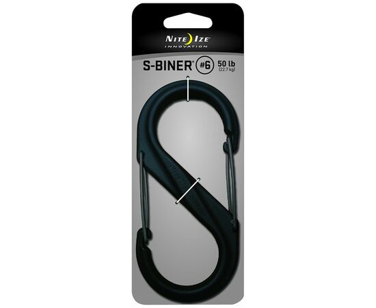 Карабин туристический Nite ize Plastic Carb S Biner Size 6 NI676 All Black (4823082709571), изображение 2 Карабин туристический Nite ize Plastic Carb S Biner Size 6 NI676 All Black (4823082709571), изображение 2