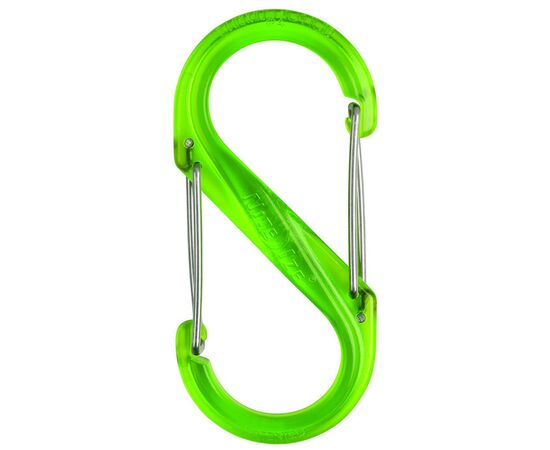 Карабін туристичний Nite ize Plastic Carb S Biner Size 4 NI673 Lime (4823082709540)