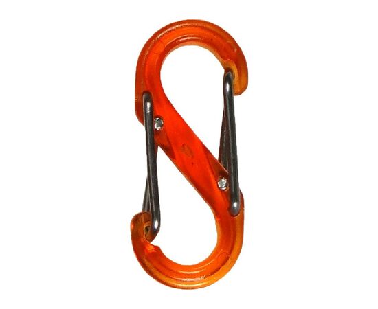 Карабін туристичний Nite ize Plastic Carb S Biner Size 4 NI674 Orange (4823082709557)