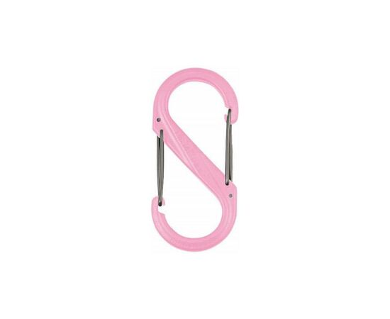 Карабін туристичний Nite ize Plastic Carb S Biner Size 2 NI789 Pink (4823082709434)