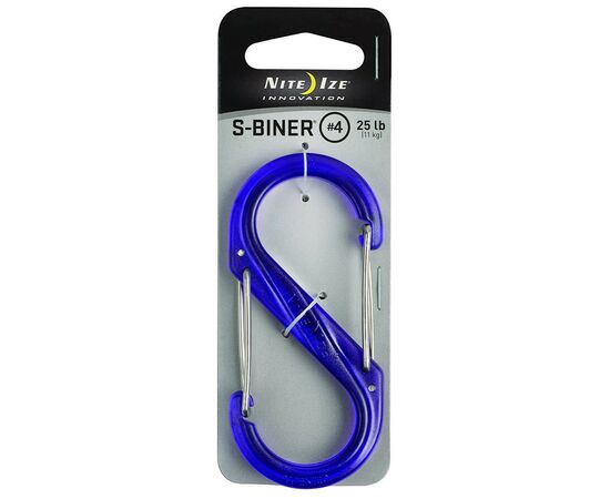 Карабин туристический Nite ize Plastic Carb S Biner Size 4 NI675 Purple (4823082709564), изображение 2 Карабин туристический Nite ize Plastic Carb S Biner Size 4 NI675 Purple (4823082709564), изображение 2