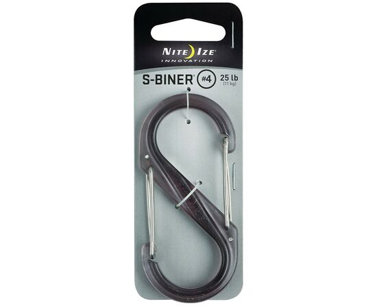 Карабин туристический Nite ize Plastic Carb S Biner Size 4 NI672 Transparent (4823082709533), изображение 2 Карабин туристический Nite ize Plastic Carb S Biner Size 4 NI672 Transparent (4823082709533), изображение 2