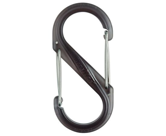 Карабін туристичний Nite ize Plastic Carb S Biner Size 4 NI672 Transparent (4823082709533)