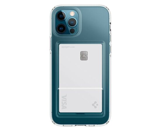 Чехол для моб. телефона Spigen iPhone 12 /12 Pro Crystal Slot, Crystal Clear (ACS02576), изображение 10 Чехол для моб. телефона Spigen iPhone 12 /12 Pro Crystal Slot, Crystal Clear (ACS02576), изображение 10