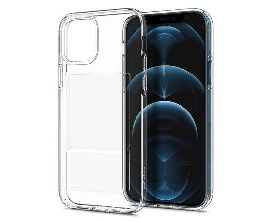 Чехол для моб. телефона Spigen iPhone 12 /12 Pro Crystal Slot, Crystal Clear (ACS02576), изображение 3 Чехол для моб. телефона Spigen iPhone 12 /12 Pro Crystal Slot, Crystal Clear (ACS02576), изображение 3
