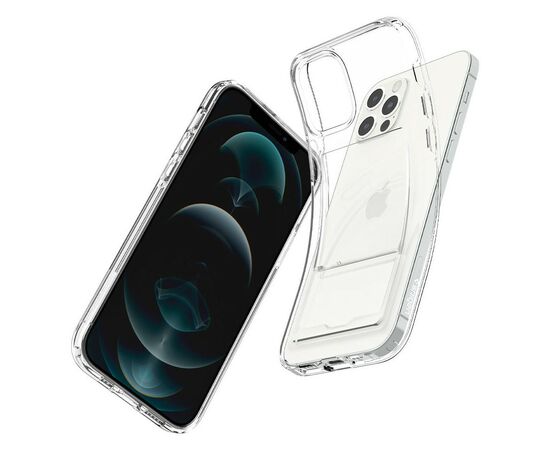 Чехол для моб. телефона Spigen iPhone 12 /12 Pro Crystal Slot, Crystal Clear (ACS02576), изображение 4 Чехол для моб. телефона Spigen iPhone 12 /12 Pro Crystal Slot, Crystal Clear (ACS02576), изображение 4