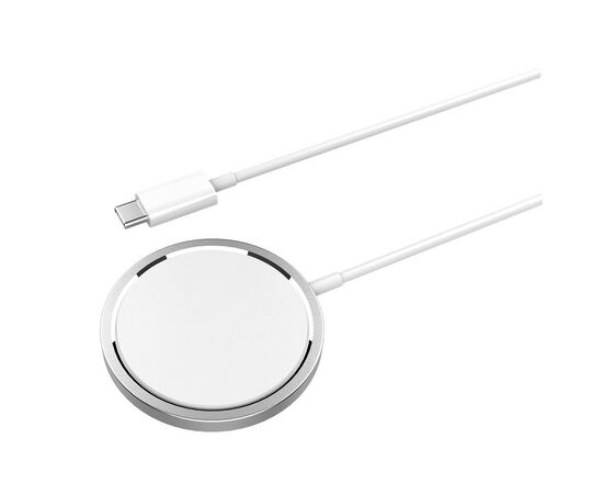 Зарядное устройство ColorWay MagSafe Charger 15W (White) (CW-CHW27Q-WT), изображение 3 Зарядное устройство ColorWay MagSafe Charger 15W (White) (CW-CHW27Q-WT), изображение 3