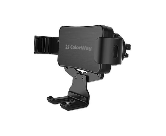 Универсальный автодержатель ColorWay Metallic Gravity Holder-2 Black (CW-CHG02-BK)