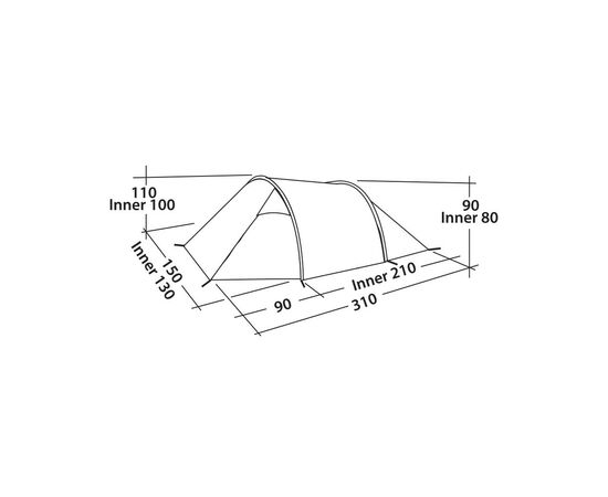Намет Easy Camp Spirit 200 Rustic Green (928903), зображення 4 Намет Easy Camp Spirit 200 Rustic Green (928903), зображення 4